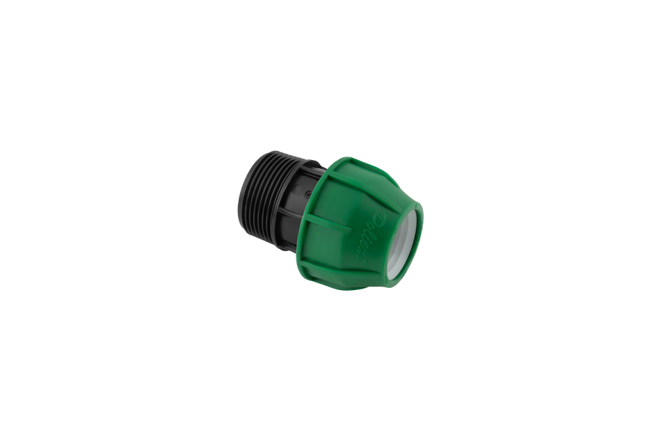 AGRI PE KOPPELING KNEL X BUITENDRAAD - 25 MM X 3/4'' (STUK(S))