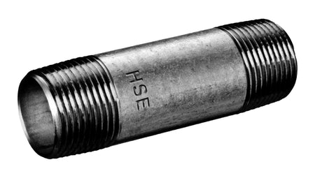 PIJPNIPPEL TYPE 23 ZWART - 1 - 100 MM'' (STUK(S))