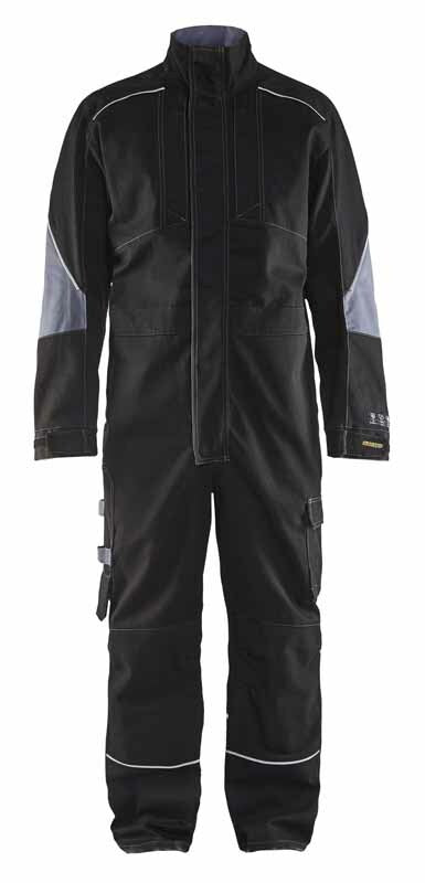 VLAMVERTRAGENDE OVERALL ZWART/GRIJS C52 606115169994C52