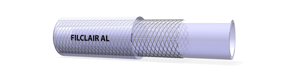 FILCLAIR AL PVC PERSLUCHTSLANG - 50 METER - 25 MM X 34 MM (ROL(LEN))