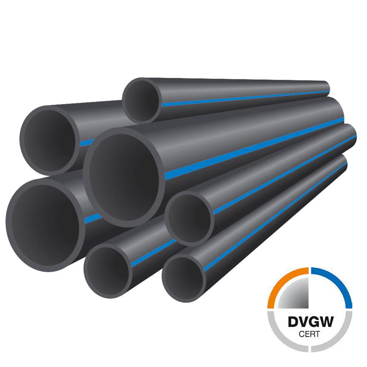 TYLEENSLANG PE 100 GEKEURD (DVWG) BLAUW 16 BAR - 32 X 3.0 MM - 100 METER (ROL(LEN))